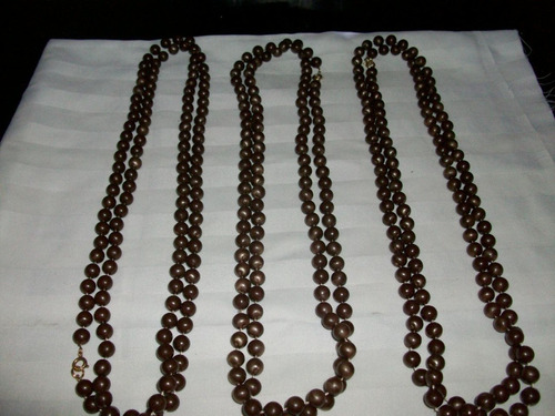Cadena Collar Perlas Largo 1.20x0,5cm Bisutería Ventagaraje