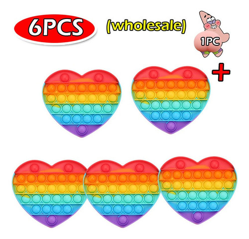 A 5 Juguetes Sensoriales Popit Con Burbujas (venta Al Por