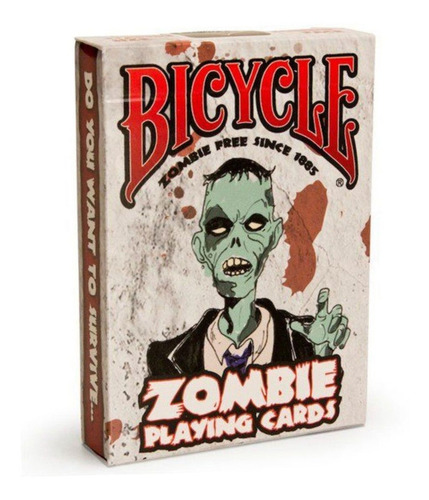 Imagen 1 de 6 de ¡ Cartas Bicycle Zombie Baraja Poker Original Black Jack !!