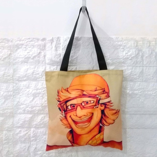 Orlando Bolso Velif Tela Estampada Diseño Exclusivo