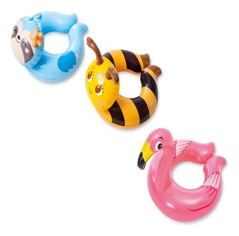 Flotadores De Piscina Con Cabeza De Animal Marca Intex