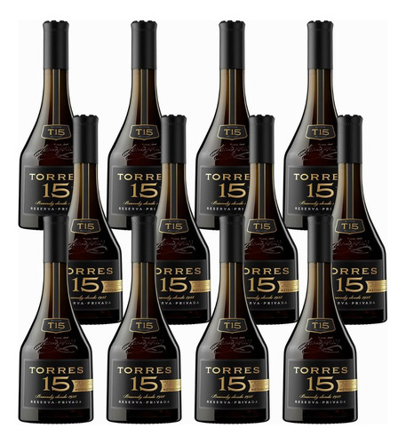 Caja De 12 Brandy Torres 15 - 700 Ml