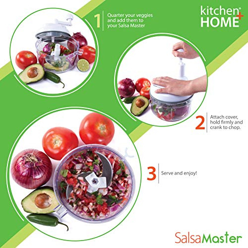 Procesador De Alimentos Manual Salsa Master Salsa Maker Como