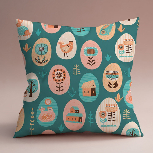 2 Fundas De Almohada Conejito De Pascua