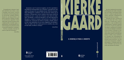 A Doença Para A Morte, De Soren A. Kierkgaard. Editora Vozes, Capa Mole Em Português