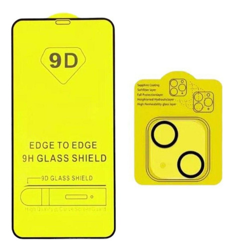 Protector Pantalla Full + Cámara Compatible Con Iphone Iphone 14 Plus