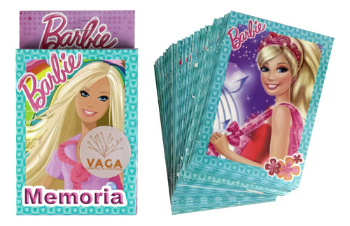 Juego De Memoria Barbie 20 Pares + 1 Rompecabezas 