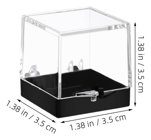 Vitrina En Miniatura De 4 Piezas Para Muestras Minerales Roc