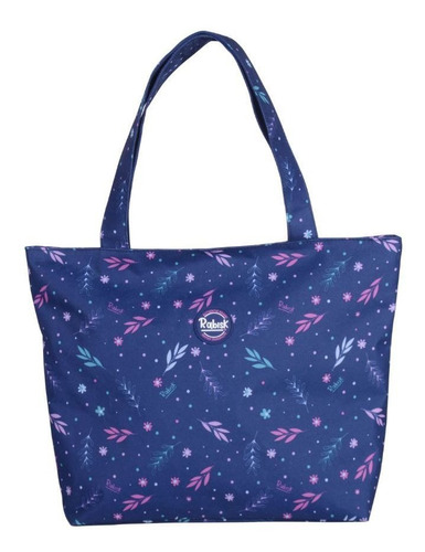 Bolsa Tote Bag Impermeável Grande Estampa Reforçada Rabisk Cor Azul