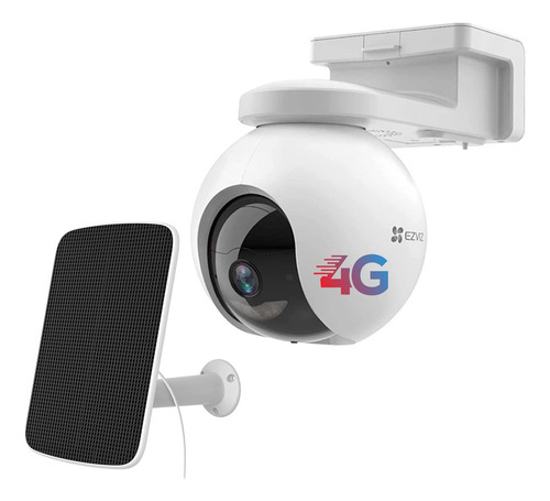Kit De Camara Eb8 4g 2k Exteriores Con Gps + Panel Solar