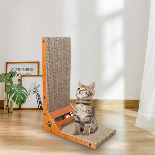 Poste Rascador Para Gatos De Calidad Con Juguete De Plumas M