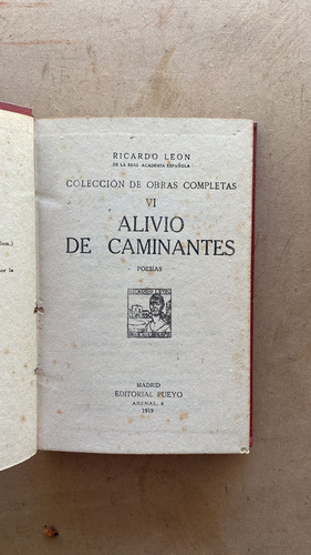 Alivio De Caminantes - Leon, Ricardo