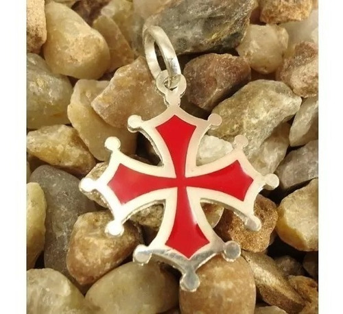 Imagem 1 de 1 de Cruz Cátara - Prata 950 Com Banho De Ouro
