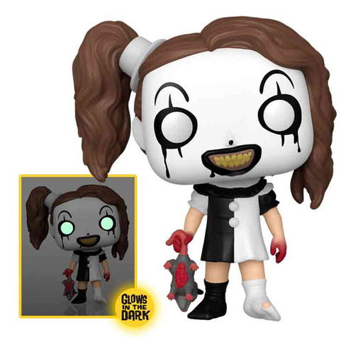 Funko Pop Little Pale Girl # 1749 Terrifier Glow + Protector