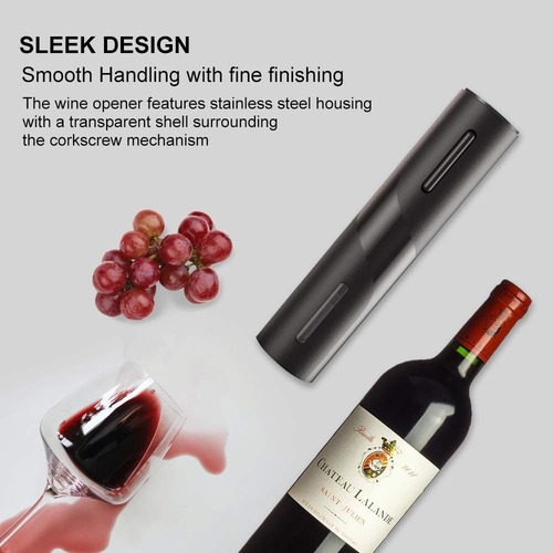Abridor De Vino Eléctrico Cokunst, Botella De Vino Que Funci