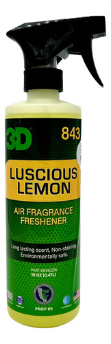 Aromatizante Para Auto Olor Limon Fresco 3d Lemon Scent 16oz