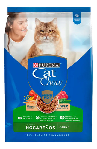 Comida Para Gatos Cat Chow Purina Hogareña Prebioticos 1.5kg
