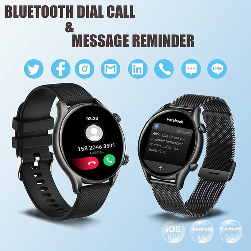 Reloj Inteligente For Mujer Llamada Recibir Dial
