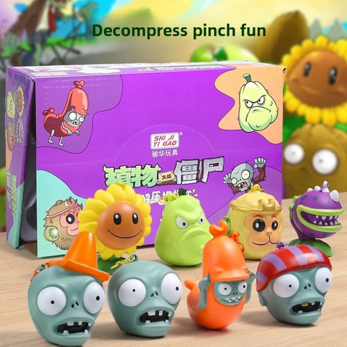 Brinquedos Plant Vs. Zombie 8 Estilos Descompressivos