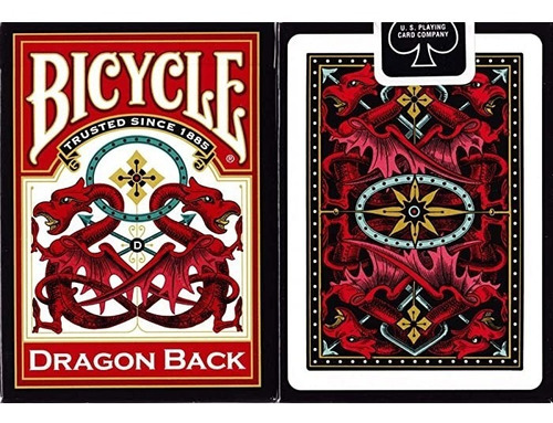 Cartas Naipes Barajas De Poker Y Magia Bicycle Dragon Back 