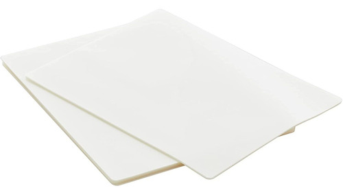 50 Hojas Plastico Transparente Laminacion Termica 29x23mm