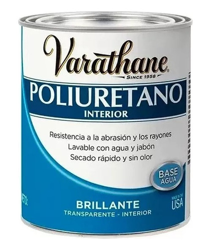 Poliuretano Interior Varathane Brillante X0.9 Pintu Don Luis