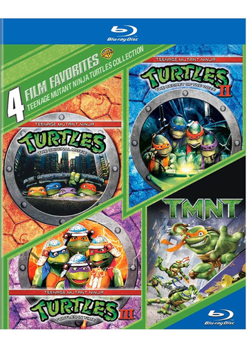 Películas Bluray Tortugas Ninja Turtles Tmnt 1 A 4