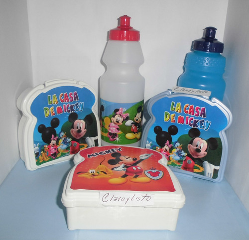 Mickey, Mario Bros, Sandw. + Coolers Combo Cotillón