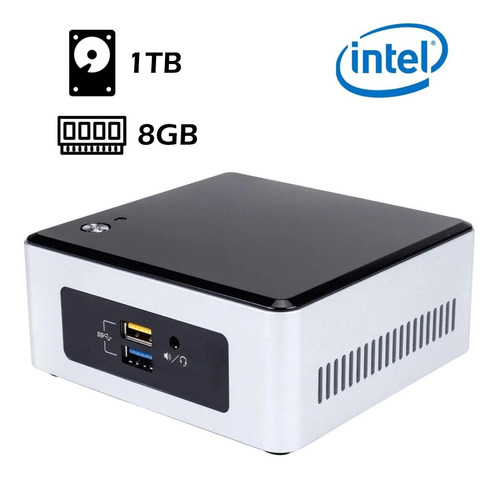 Computadora Mini Pc Intel Nuc Dual Core N3050 1tb 8gb Ddr3l