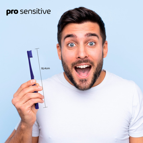 Kit Com 12 Escovas De Dente Pro Sensitive Cerdas 6580