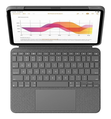 Funda Teclado Logitech Combo Touch Para iPad Air 10.9 Gen 4