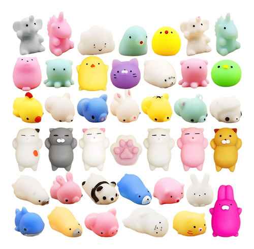 Squishy Kawaii Baratos Antiestres Mochi Juguete Niños 100pcs