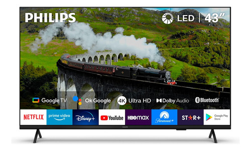 Smart Tv Philips Led 4k Uhd Google Tv 43pud7408