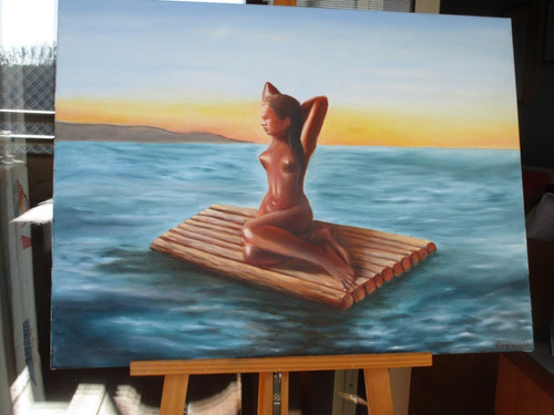 Pintura Óleo  La Morena 80x60cm