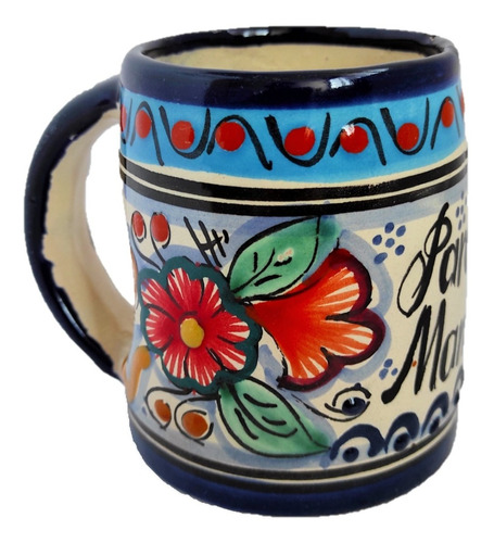 Taza Pop De Talavera 100 % Original 