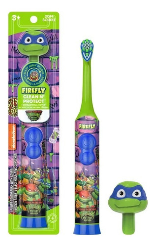 Escova de dentes elétrica Firefly Mutant Ninja Turtles