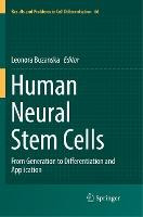 Libro Human Neural Stem Cells : From Generation To Differ...