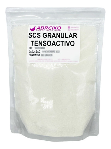 Scs Granular Tensoactivo (shampoo Solido) 500 Gramos