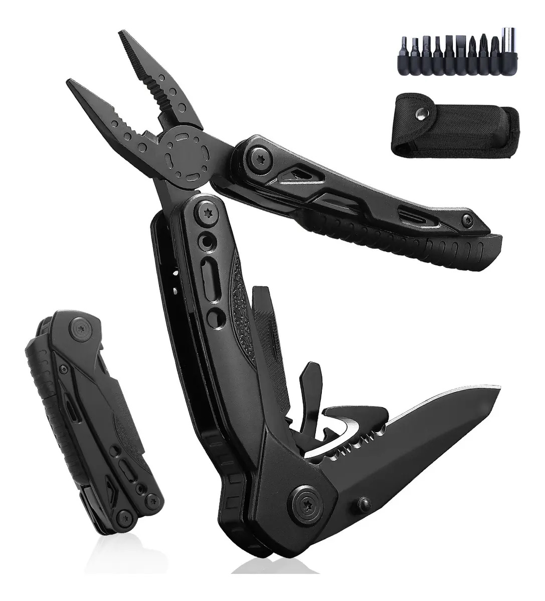 Navajas Multiherramientas E T Easytao 023 Cuchillo Multifunción color Negro