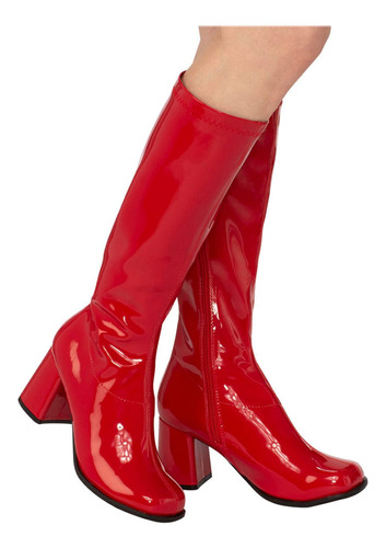 Rubie's Women's Costume Gogo Boots, Red, 1 B07dddlhkt_060424