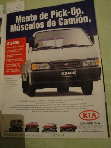 Publicidad Kia K 2400 Año 1997