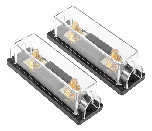 2 Piezas 0 4 8 10 Awg En Línea Anl Portafusibles Automotrice