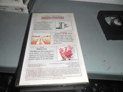 Curso Practico De Dibujo Y Pintura Edit.rba Vol.1-7 Vhs (Usado)