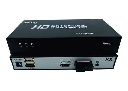 Extensor Hdmi Por Fibra Óptica Netcom Hasta 20km