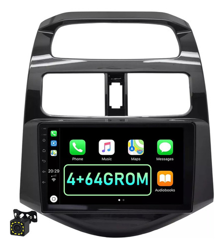 Cámara Estéreo Android Carplay 64g Para Chevrolet Spark 2011