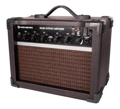 comprar Cubo Amplificador Para Guitarra 30w Hg30 Hayonik - Loja Cor Marrom