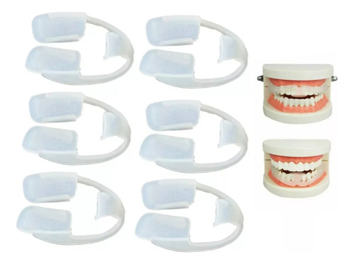 Protector Bucal Antimolar De 6 Piezas Para Rechinar Dientes