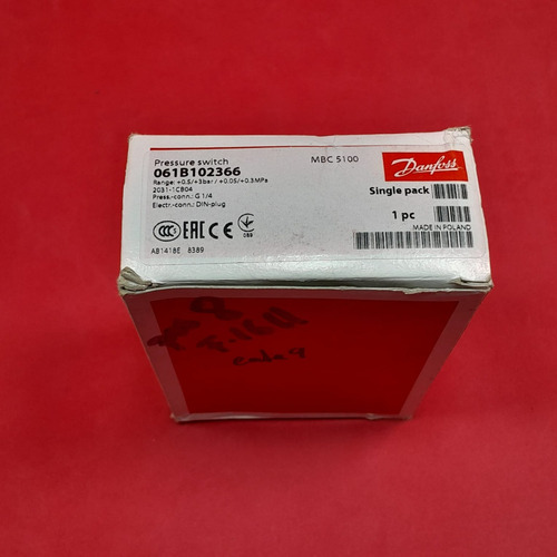 Danfoss 061b102366 Mbc 5100 Presostato De Alta Resistancia