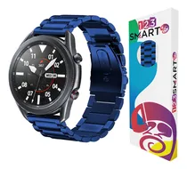 Comprar Pulseira De Aço Inoxidável 20mm Marca 123smart Compativel Com Garmin Forerunner 158 165 245 245 Music 55 645 645 Music Move3 S40 Venu Vivomove Venu Sq Vivoactive 3 Cor - Cor Azul