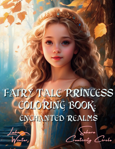 Libro: Princess Coloring Book:enchanted Realms: Fantasy Art.